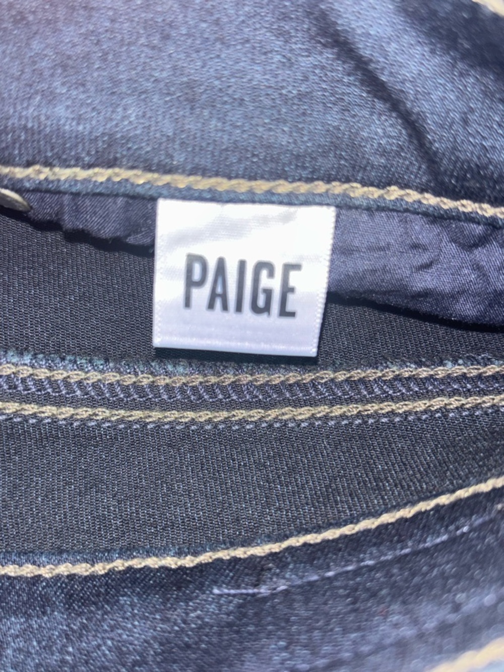 PAIGE Women's Dark Hoxtom Straight Leg Jeans - Picture 10 of 10
